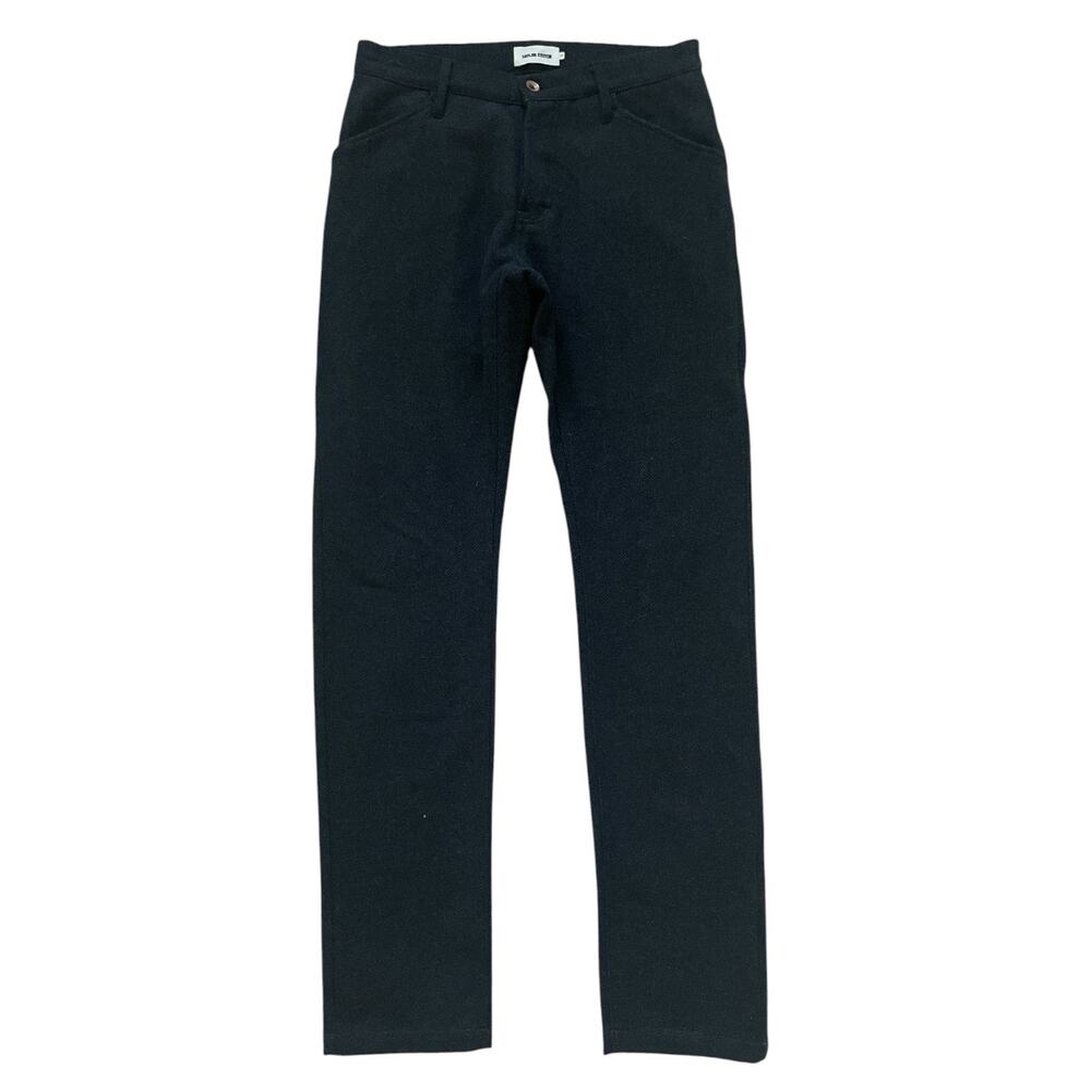 Taylor Stitch The Camp Pants Mens 30x35 Wool Blend Button Fly Gray Preppy Thick